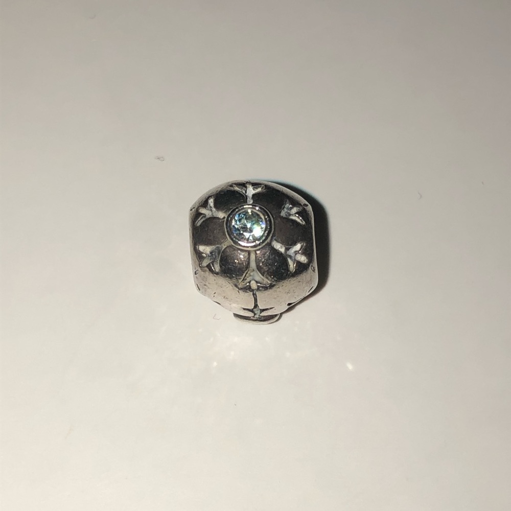 Authentic pandora snowflake charm